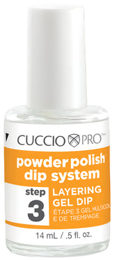 Cuccio Pro Powder Polish - Layering Gel Dip - Step 3